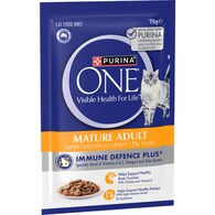 Purina One Adult Mature 7+ With Chicken In Gravy Wet Cat Food