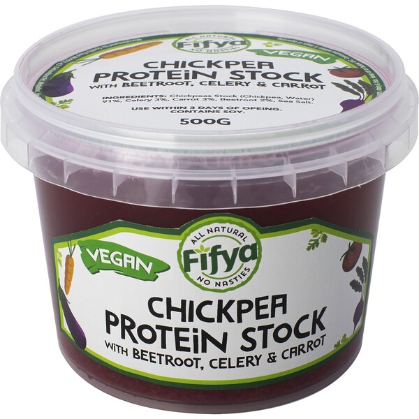 Fifya Chickpea Protein Stock With Beetroot Celery & Carrot 500g