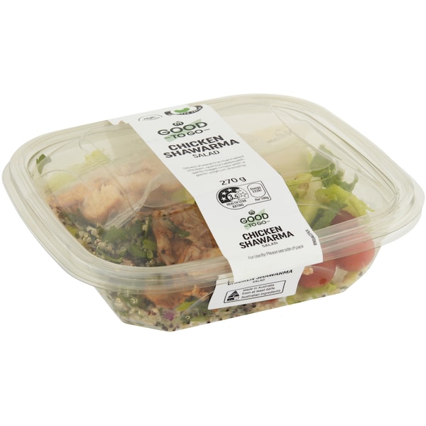 Woolworths Good To Go Chicken Shawarma Salad 270g