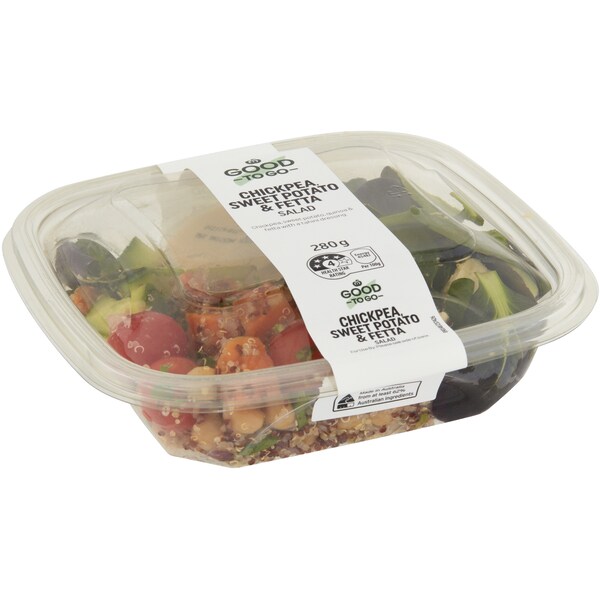 Woolworths Good To Go Chickpea, Sweet Potato & Fetta Salad 280g