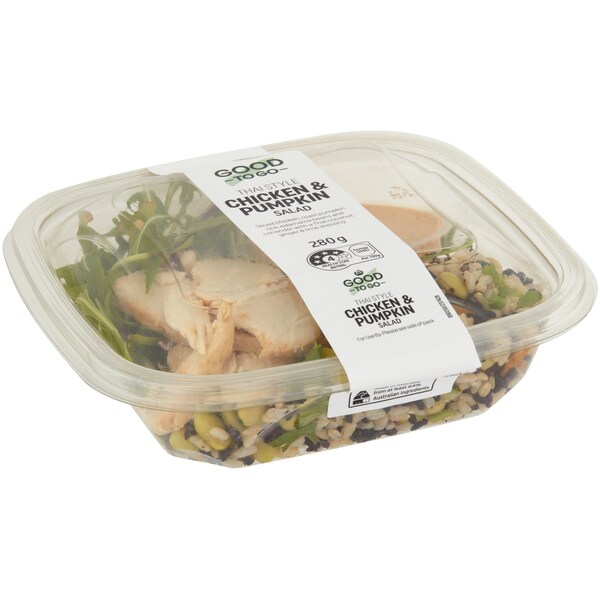 Woolworths Good To Go Thai Style Chicken & Pumpkin Salad 280g