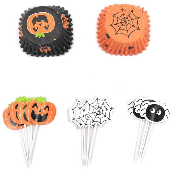 Halloween Cupcake Set 12 Pack