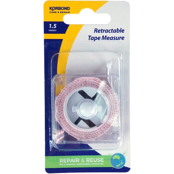 Korbond Tape Measure Retractable 1.5M each