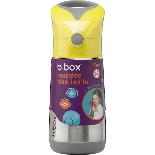 B.Box Insulated Drink Bottle - Lemon Sherbet Each