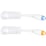Nuk Bottle Teat Brush 2 In 1 Each