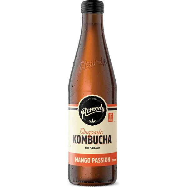 Remedy Kombucha Mango Passion 330ml