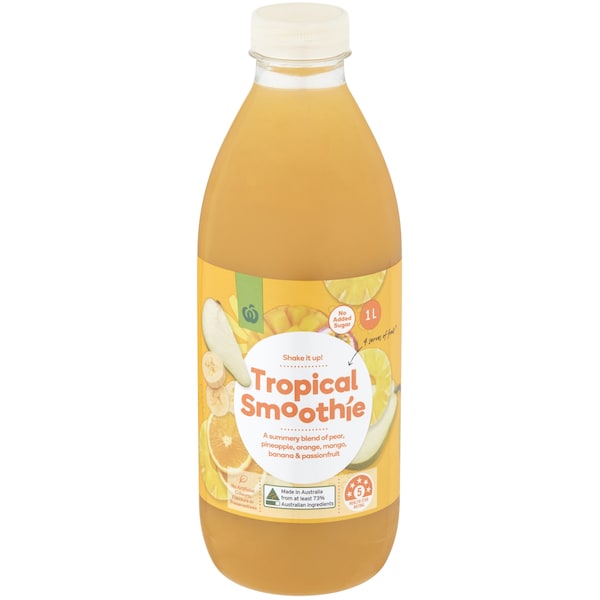 Woolworths Tropical Smoothie 1l