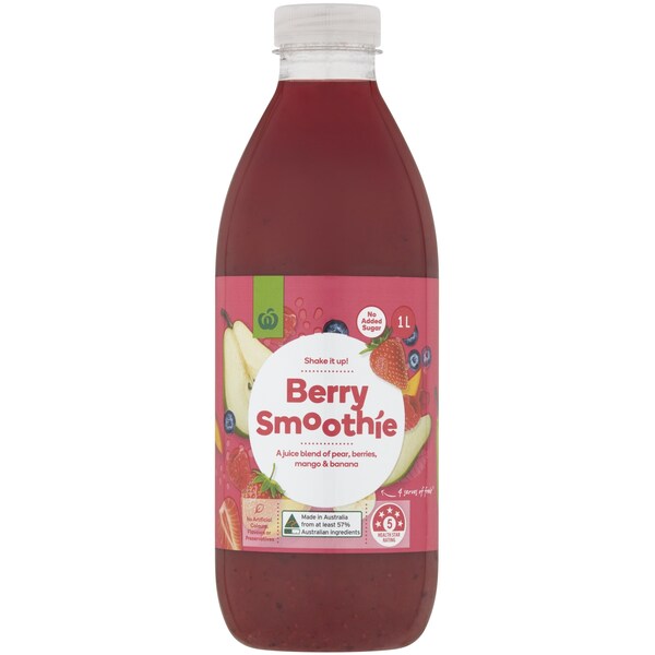 Woolworths Berry Smoothie 1l