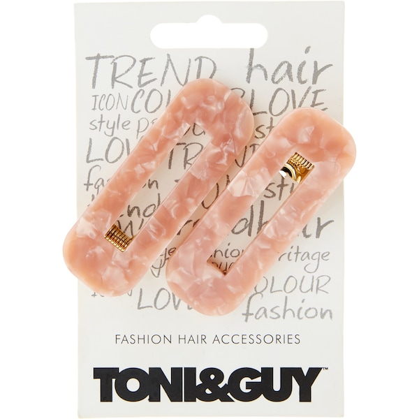 Toni & Guy Marble Look Clips Assorted 2 pack