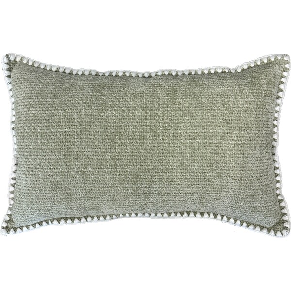 Soft Knit Oblong Cushion Soft Green each