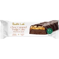 Health Lab Plant Protein Bar Choc Caramel Fudge Cake
