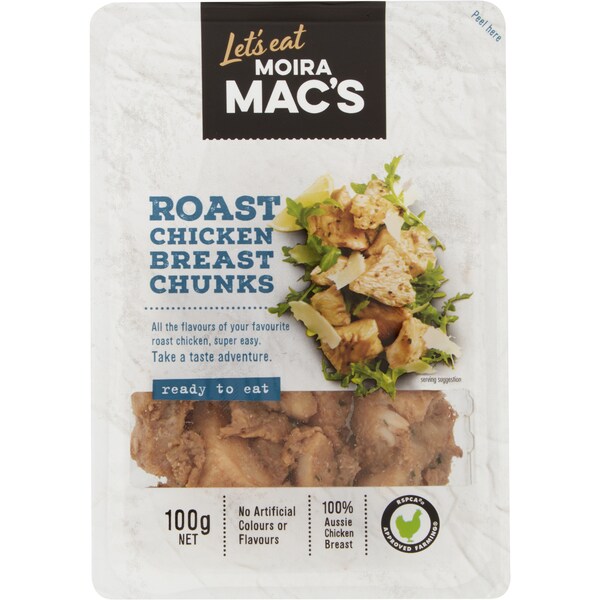 Moira Mac's Roast Chicken Breast Chunks 100g