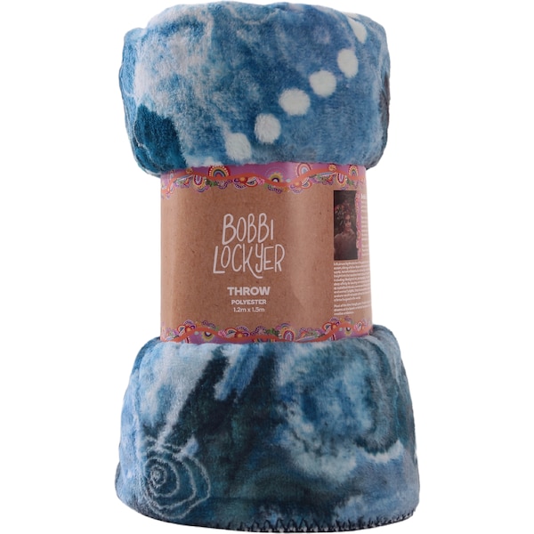 Bobbi Lockyer Throw Blanket Blue each