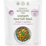 Simply Wholesome Pantry Instant Nourish Bowl Bulgar & Quinoa