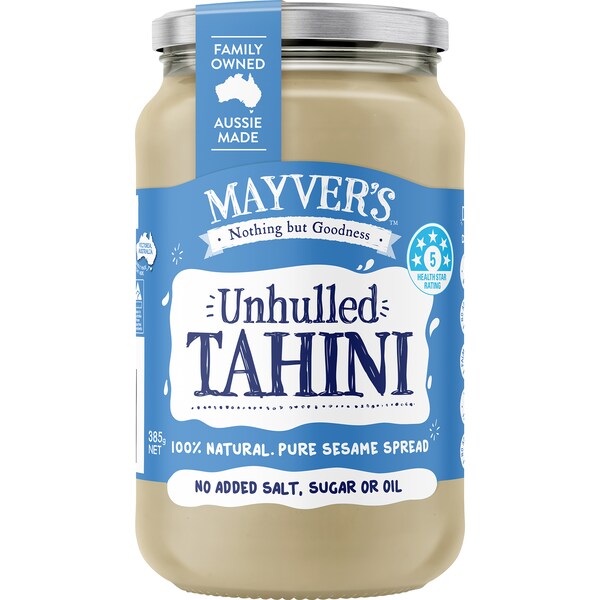 Mayver's Unhulled Tahini Spread 385g