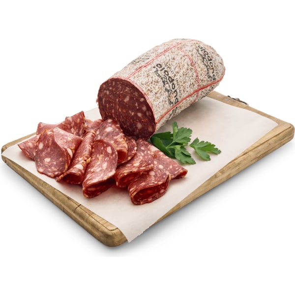 Puopolo Artisan Salumi Sopressata Hot Salami Shaved From The Deli per 100g