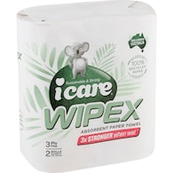 icare Wipex Recycled 3 Ply Paper Towel