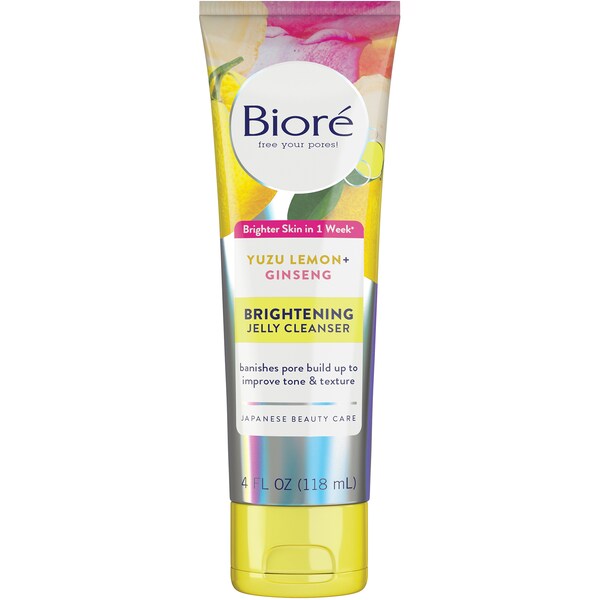 Biore Brightening Jelly Cleanser Yuzu Lemon & Ginseng 118ml