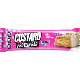Muscle Nation Protein Bar Custard Birthday Cake 60g – Woolworths
