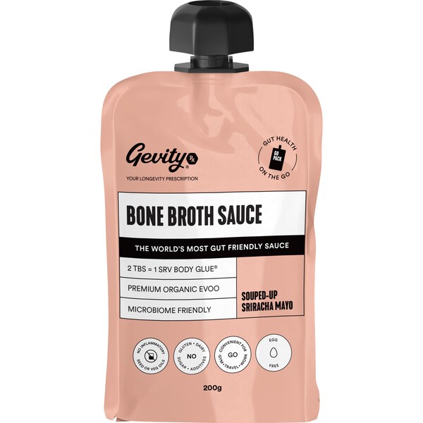 Gevity Rx Bone Broth Sauce Souped Up Sriracha Mayo 200g