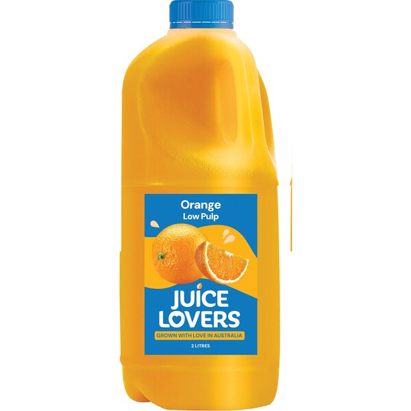 Juice Lovers Orange Juice Low Pulp 2L