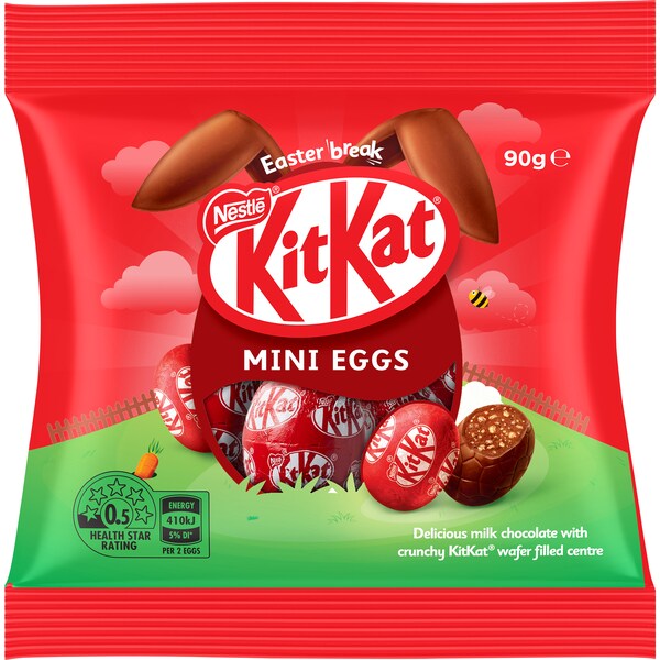 KitKat Easter Milk Chocolate Mini Eggs Bag 90g