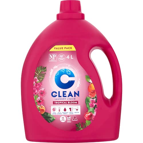 Clean Bloom Clean Laundry Liquid Tropical Bloom 4L | bunch