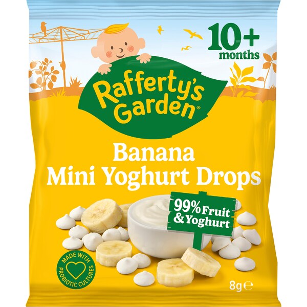 Rafferty's Garden Mini Yoghurt Drops Banana 8g