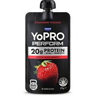 YoPRO Perform High Protein Yoghurt Pouch Strawberry