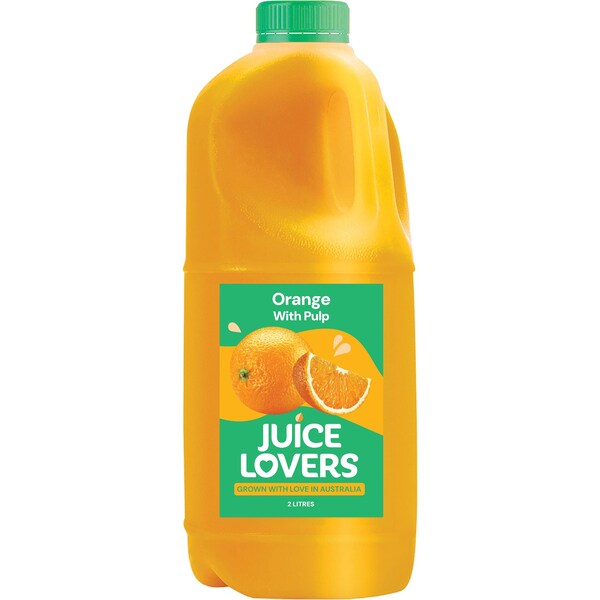 Juice Lovers Orange Juice With Pulp 2L