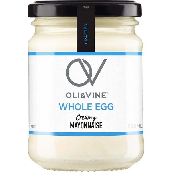 Oli & Vine Premium Whole Egg Creamy Mayonnaise 230mL