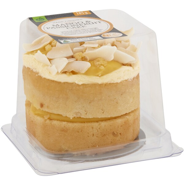 Woolworths Mango & Passionfruit Cake 185g