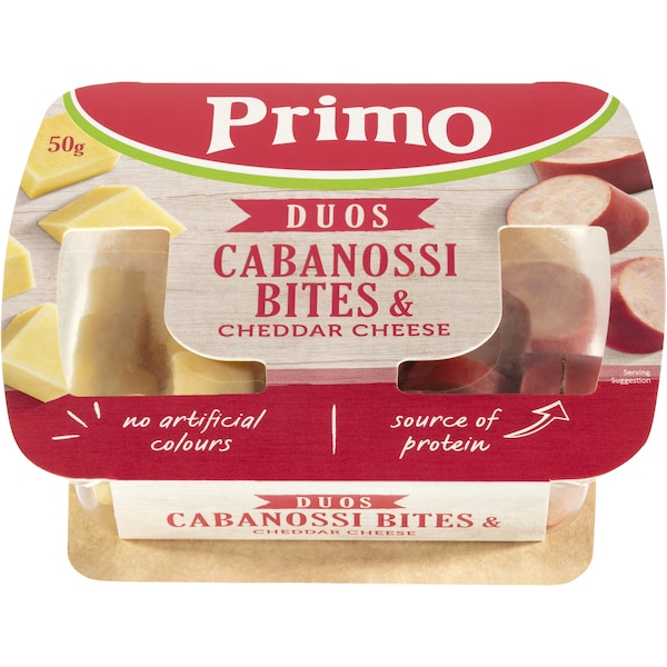 Primo Duos Cabanossi & Cheese Snack 50g