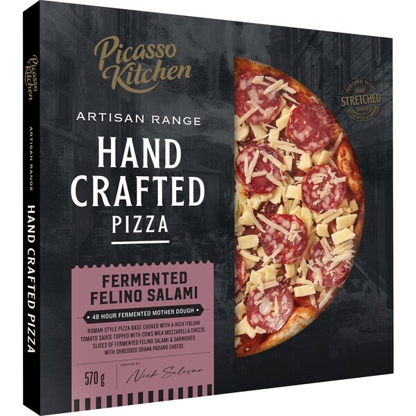 Picasso Kitchen Hand Crafted Pizza Fermented Felino Salami 570g
