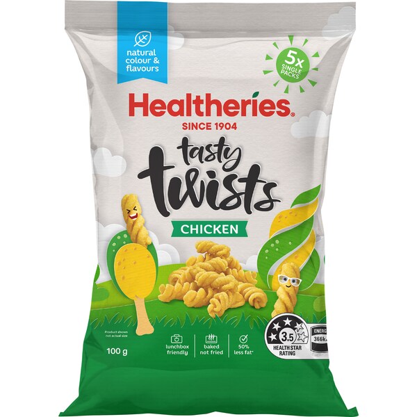 Healtheries Tasty Twists Chicken 100g