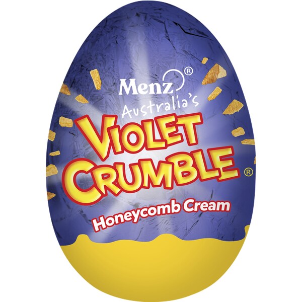 Menz Violet Crumble Chocolate Honeycomb Cream Easter Egg 35g