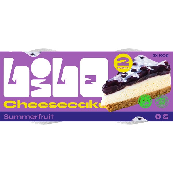 Lilo Cheesecake Summerfruit 100g x 2 pack