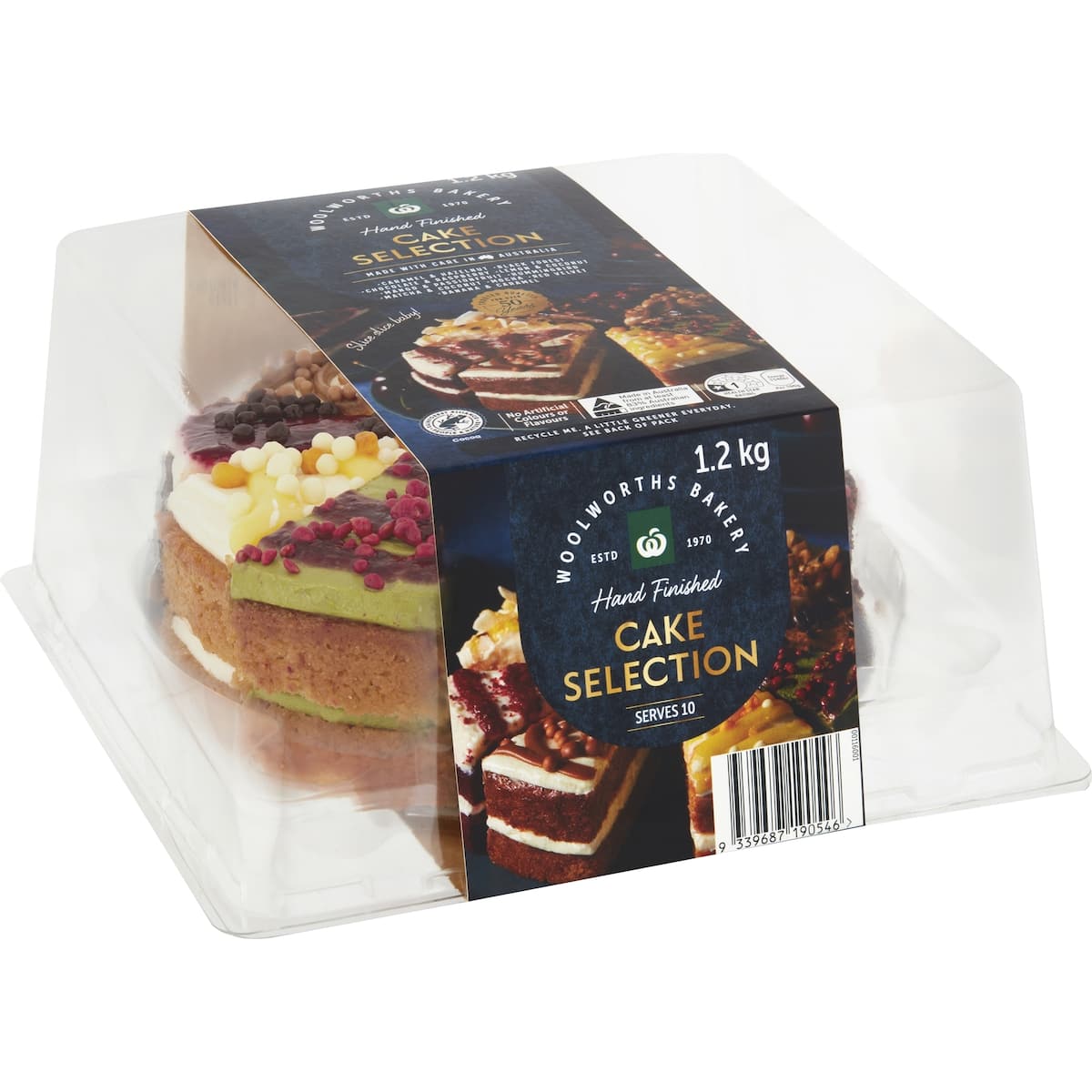 Woolworths Indulgent Multi Flavoured Cake 1.2kg | bunch