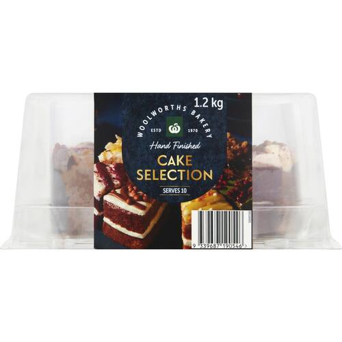 Woolworths Indulgent Multi Flavoured Cake 1.2kg bunch