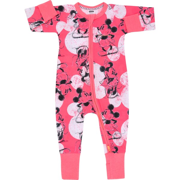 Bonds Zip Wondersuit Disney Mickey Pink Size 00 Each