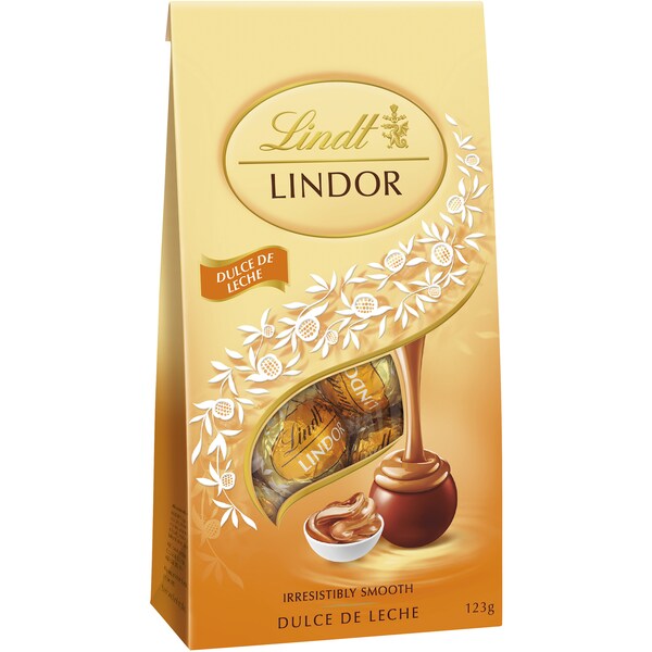 Lindt Lindor Dulce De Leche Chocolate Balls 123g