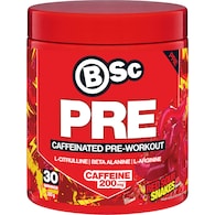 BSc PRE Caffeinated Pre-Workout Red Sour Snakes