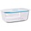 Decor Vent & Seal Glass Container Oblong 1L