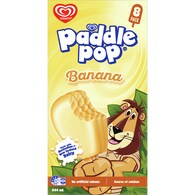 Paddle Pop Banana Frozen Dessert Sticks