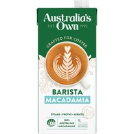 Australia's Own Barista Macadamia Long Life Milk UHT