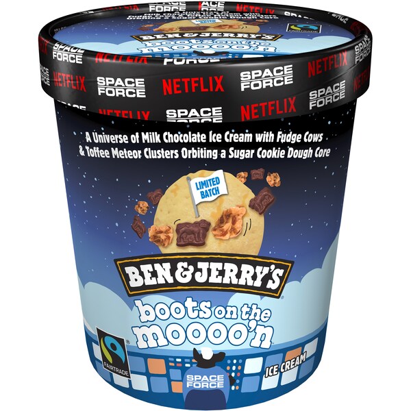 Ben & Jerry's Boots On The Mooo'n Ice Cream Tub 458ml
