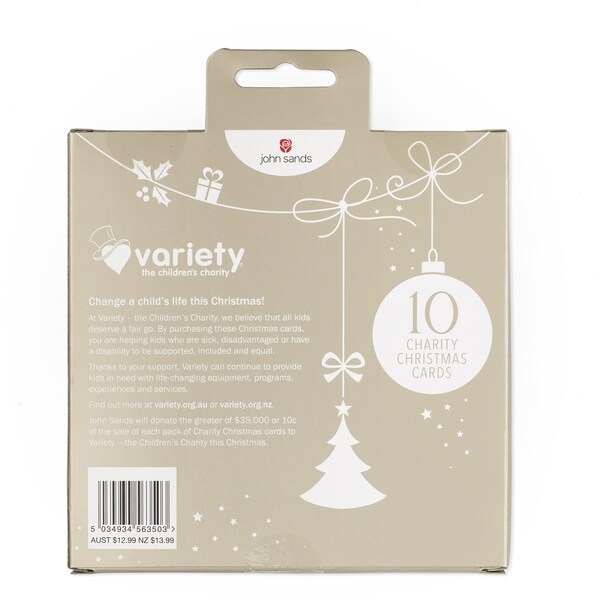 John Sands Christmas Cards Greetings 10 Pack