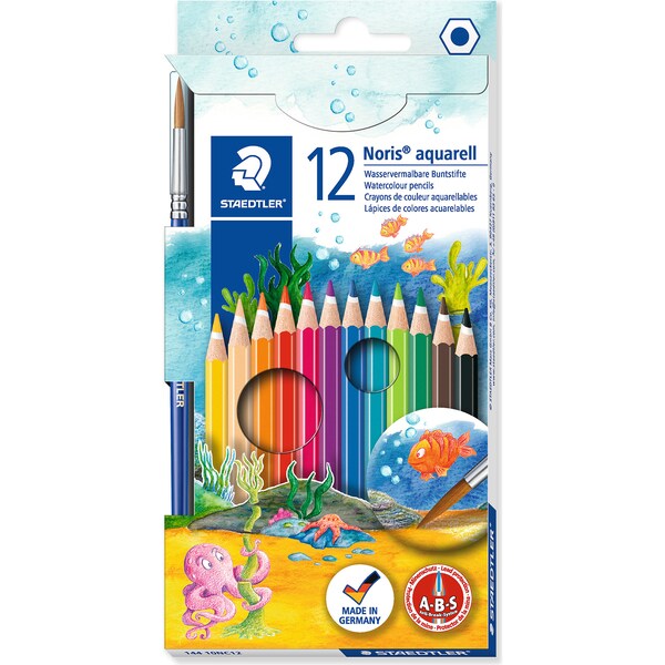 Staedtler Noris Aquarell Watercolour Pencils 12 pack