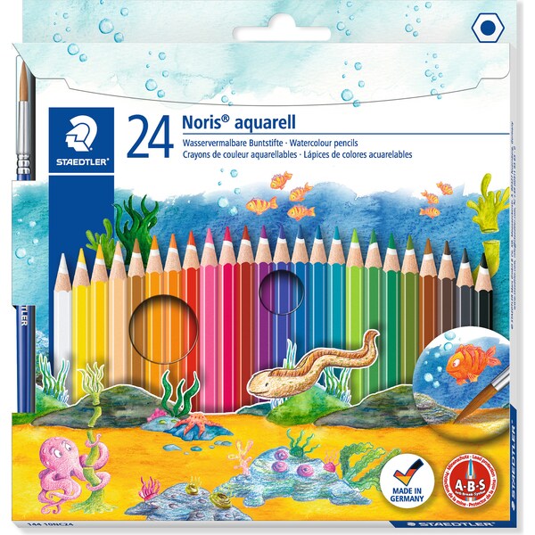 Staedtler Noris Aquarell Watercolour Pencils 24 pack