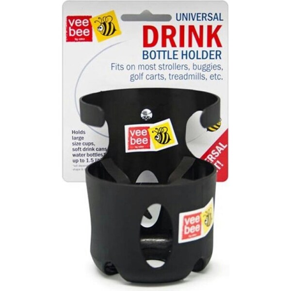 Veebee Bottle Holder for Stroller Black